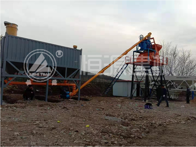 河南平顶山市HZS35（中国）有限责任公司安装完成