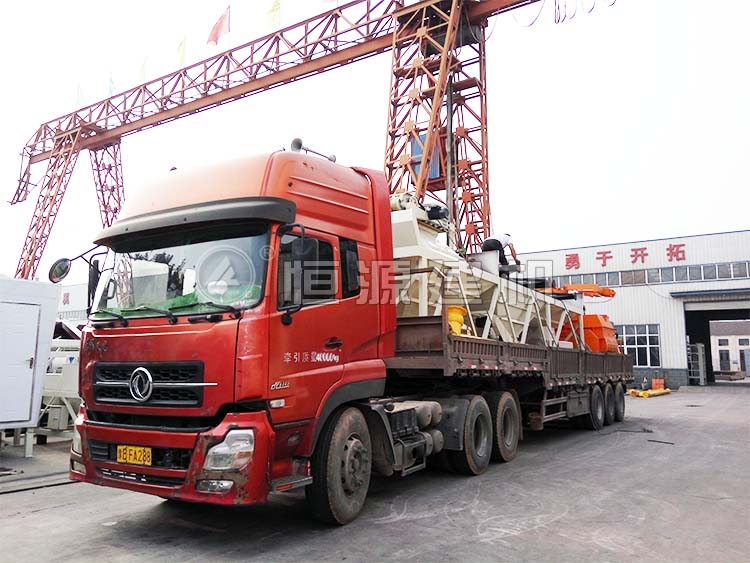 HZS35型（中国）有限责任公司装车发货，发往河北唐山
